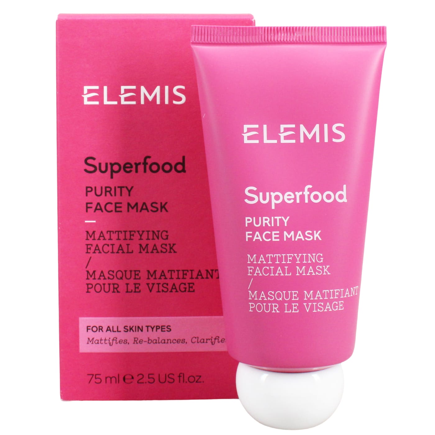 ELEMIS 75ML FACE MASK SUPERFOOD BERRY BOOST PURIFYING