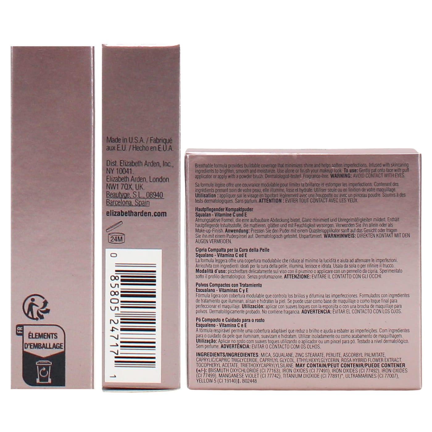 Elizabeth Arden Flawless Finish 9.9g Skincaring Pressed Powder Deep