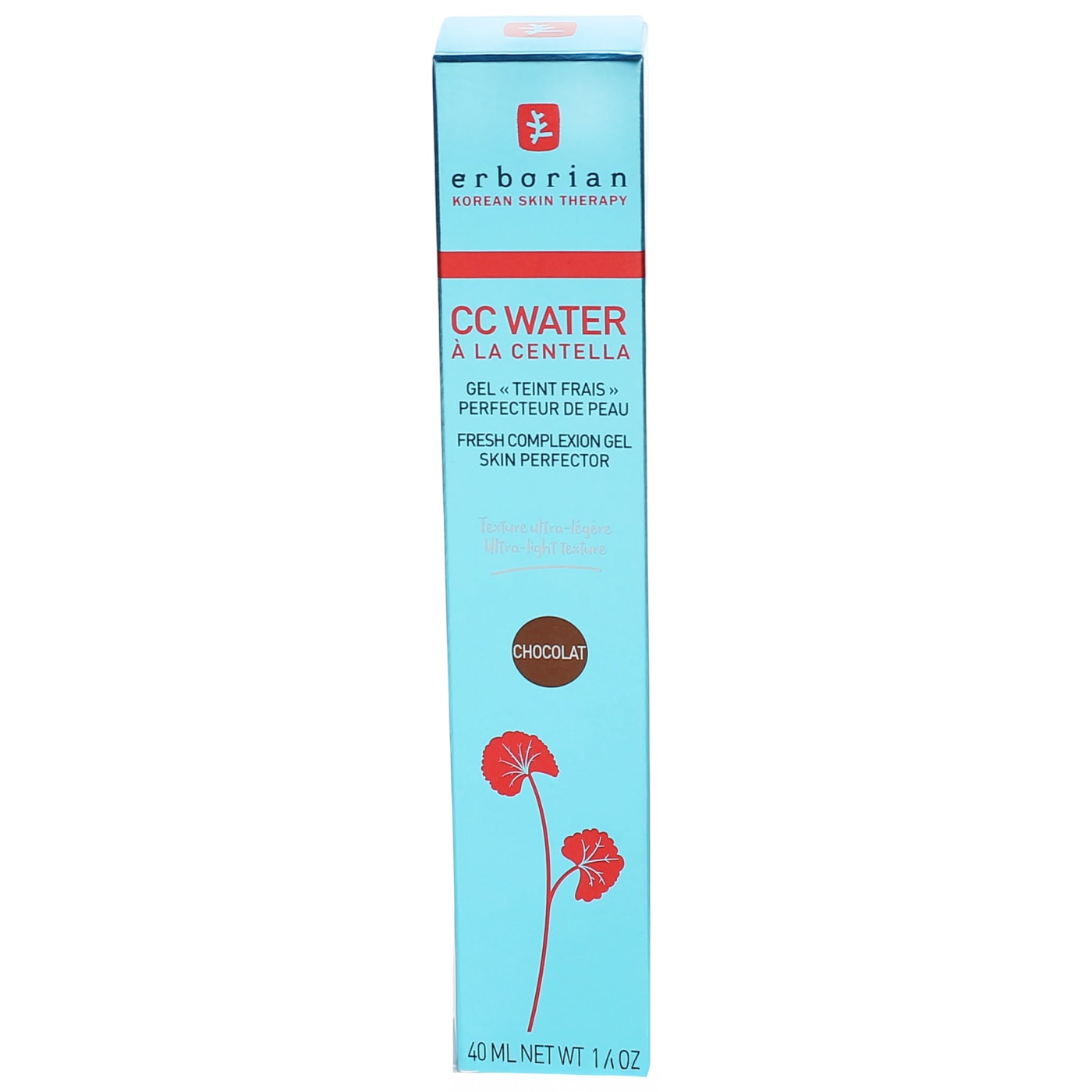 Erborian 40ml Cc Crème Fresh Complexion Aqua Gel Chocolat