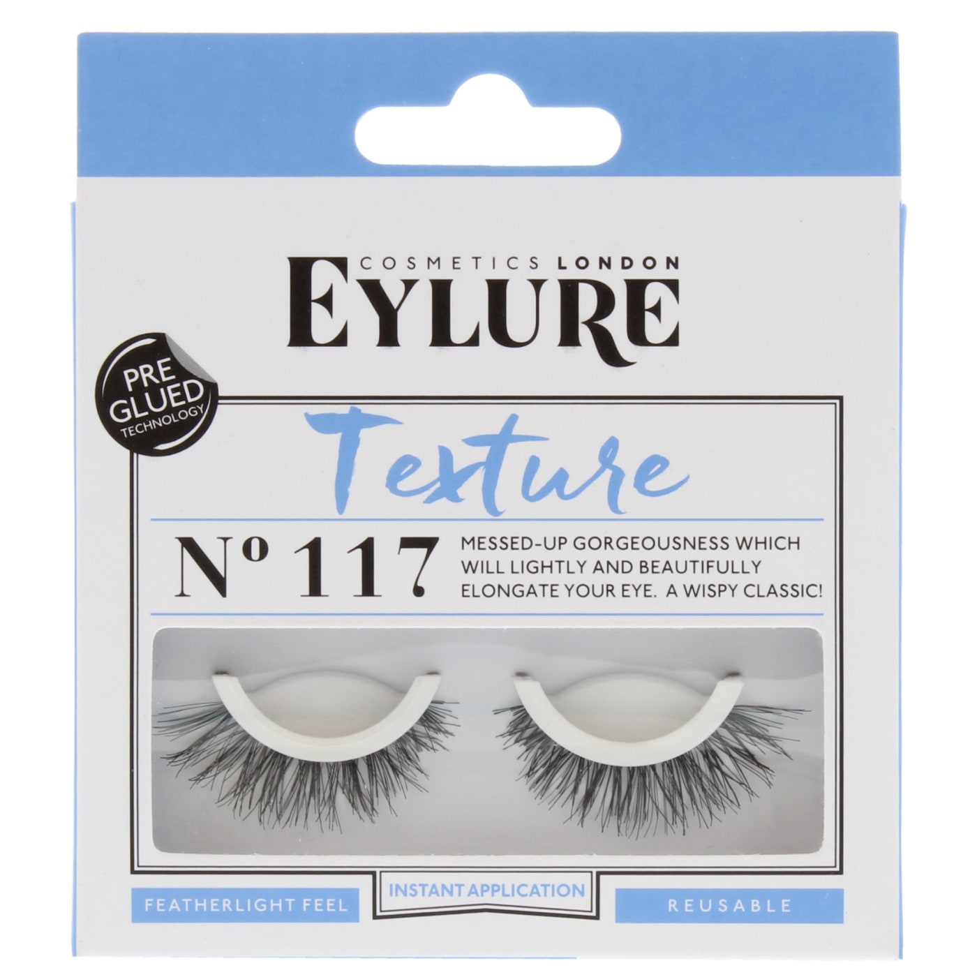 EYLURE PRE-GLUED STRIP LASHES TEXTURE 117