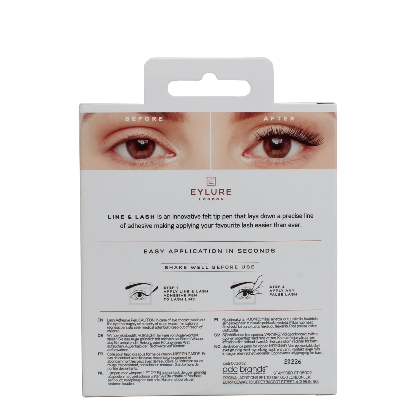 EYLURE LASHES & LINER KIT CLEAR