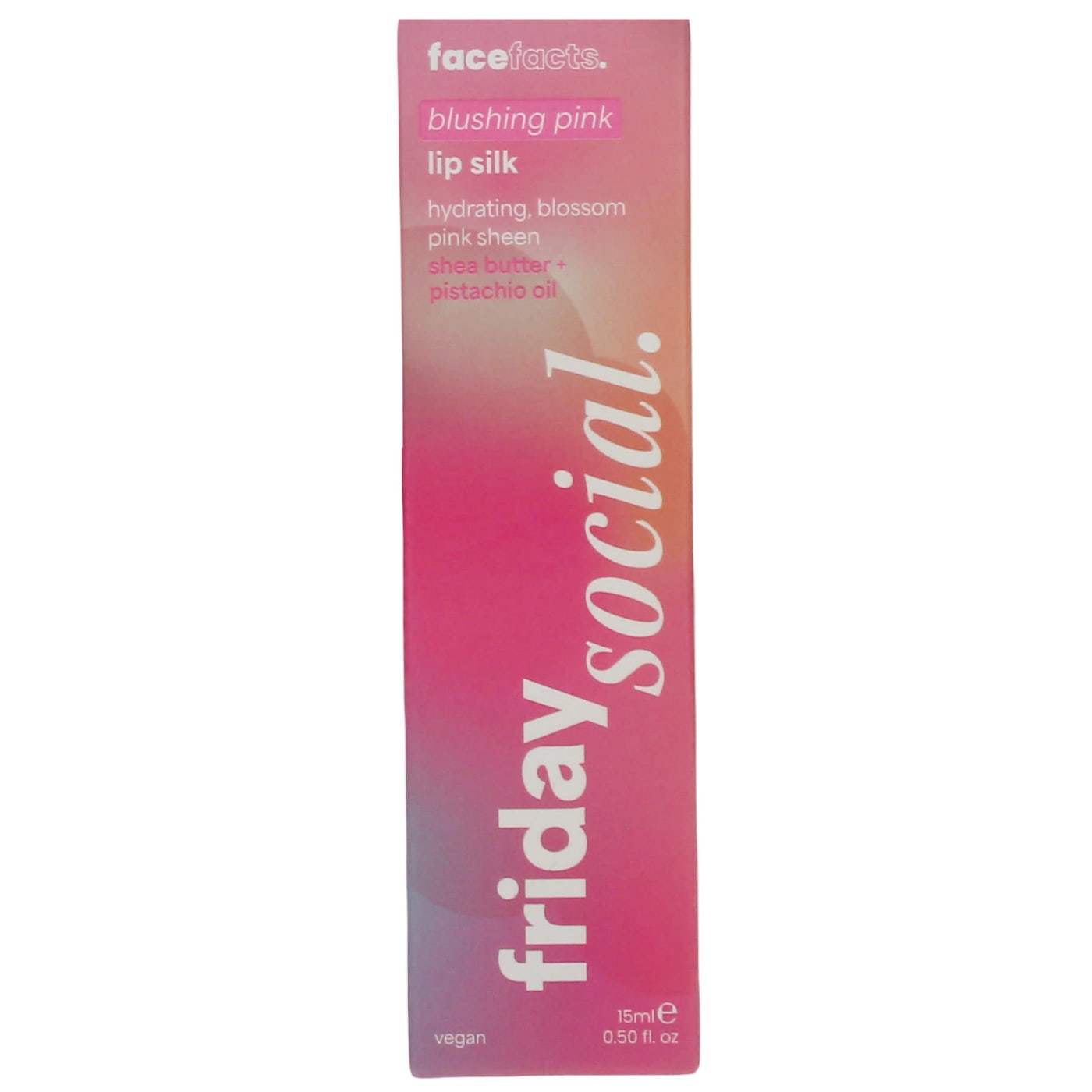 Face Facts 15ml Lip Silk Blushing Pink