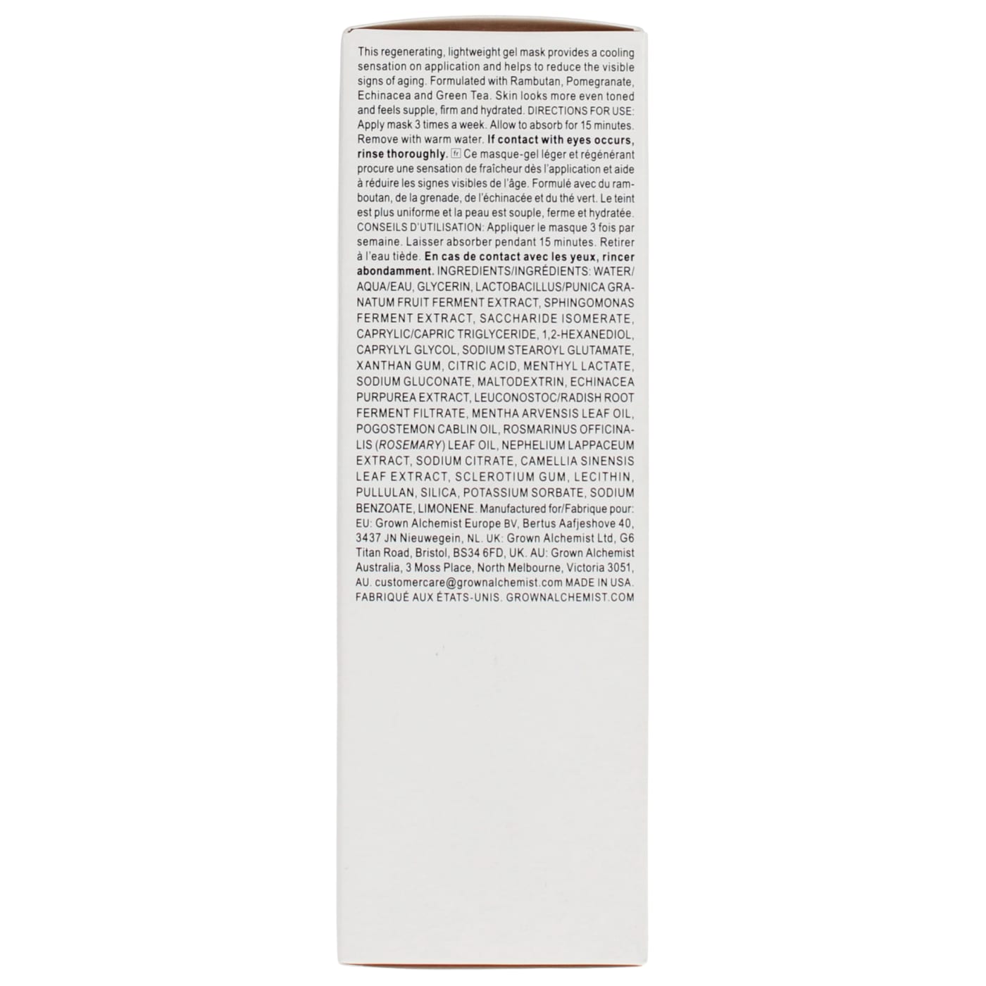 GROWN ALCHEMIST 75ML MASK REGENERATING GEL