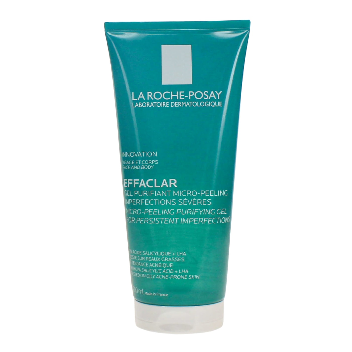 LA ROCHE POSAY 200ML GEL FACIAL WASH EFFACLAR MICRO-PEELING PURIFYING 06/27 04/28