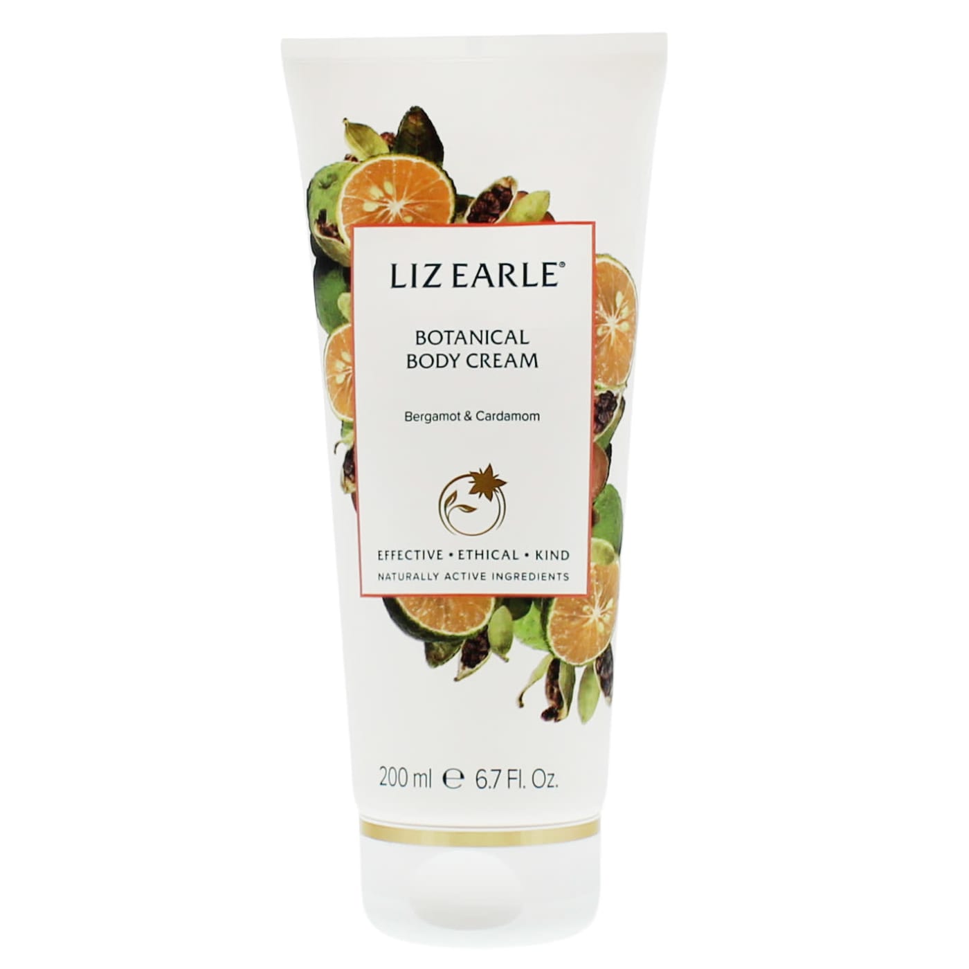 LIZ EARLE 200ML BODY LOTION BERGAMOT & CARDAMOM
