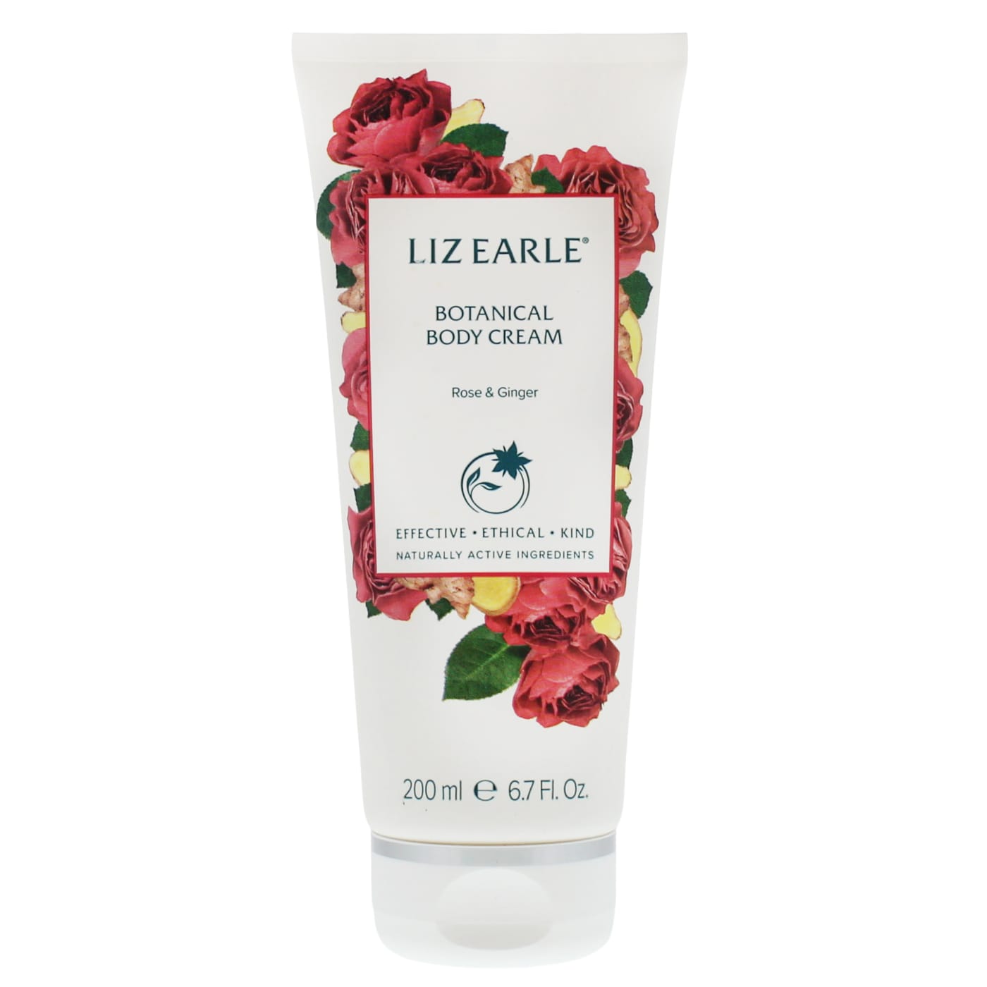 Liz Earle 200ml Body Cream Rose & Ginger