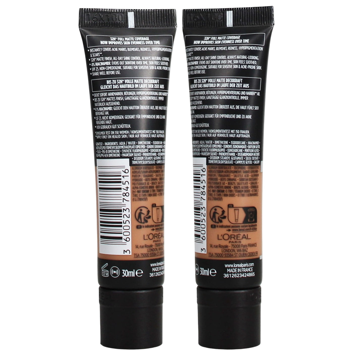 L'oreal Paris Infallible 32Hr Matte Foundation Hazelnut 330