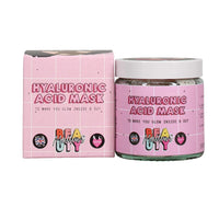 MALLOWS BEAUTY 100G CLAY MASK HYALURONIC ACID PINK