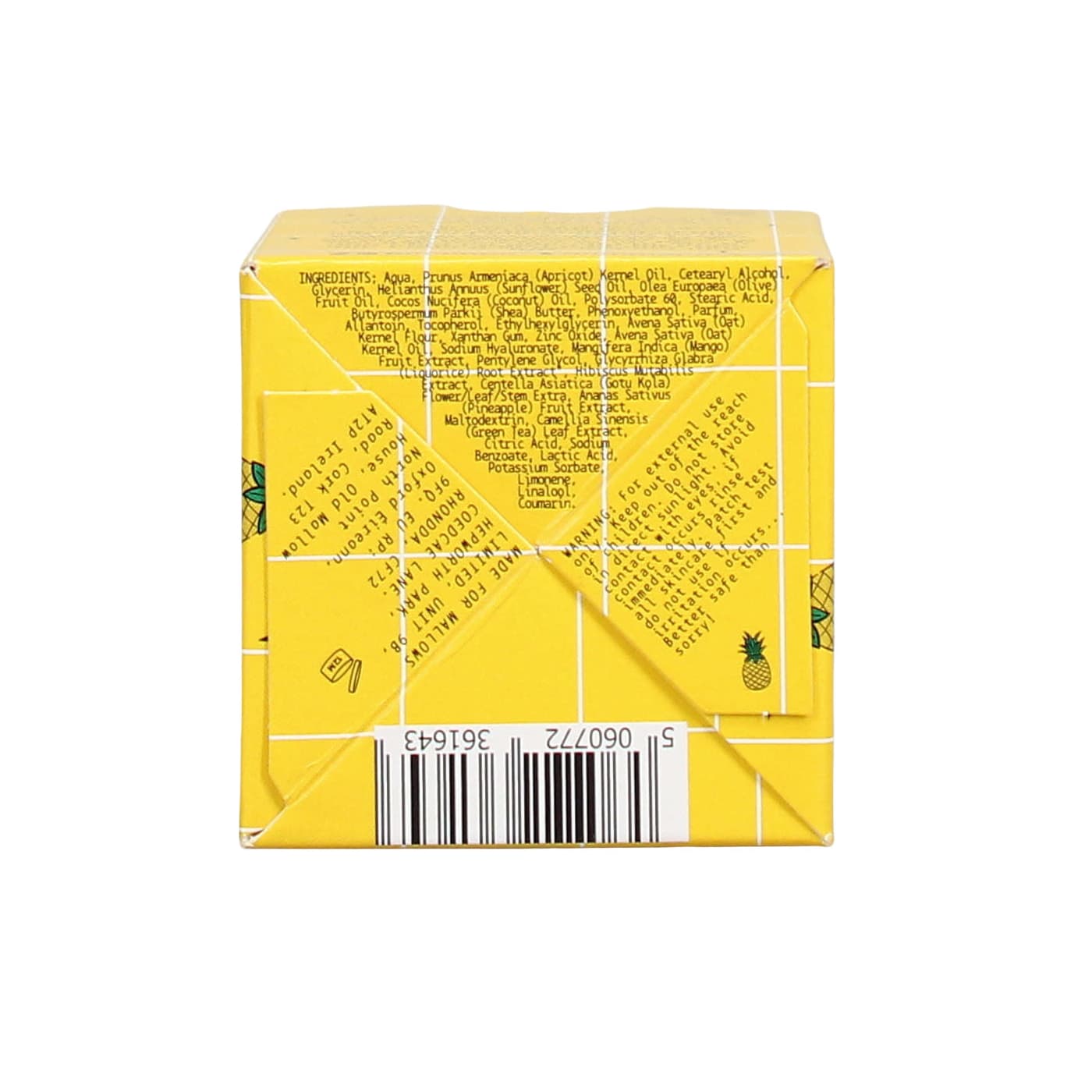 Mallows Beauty 60g Moisturiser Pineapple Enzyme