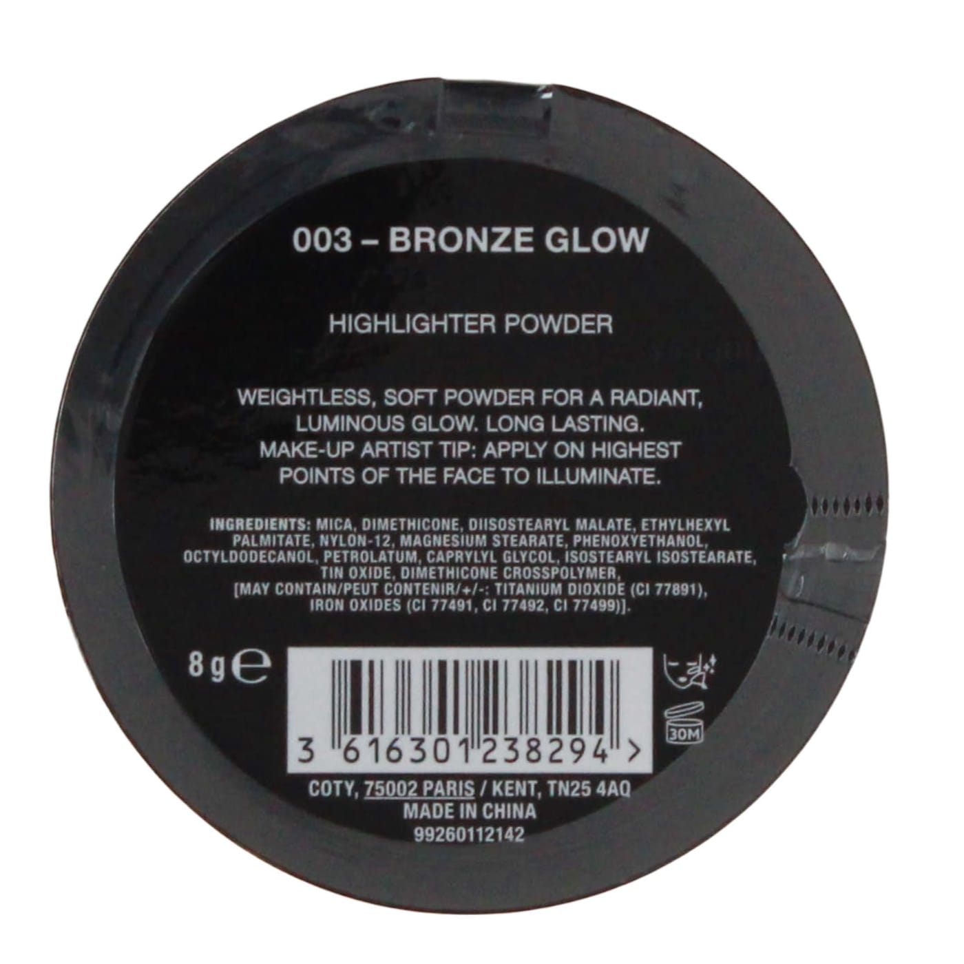 MAX FACTOR FACEFINITY HIGHLIGHT BRONZE