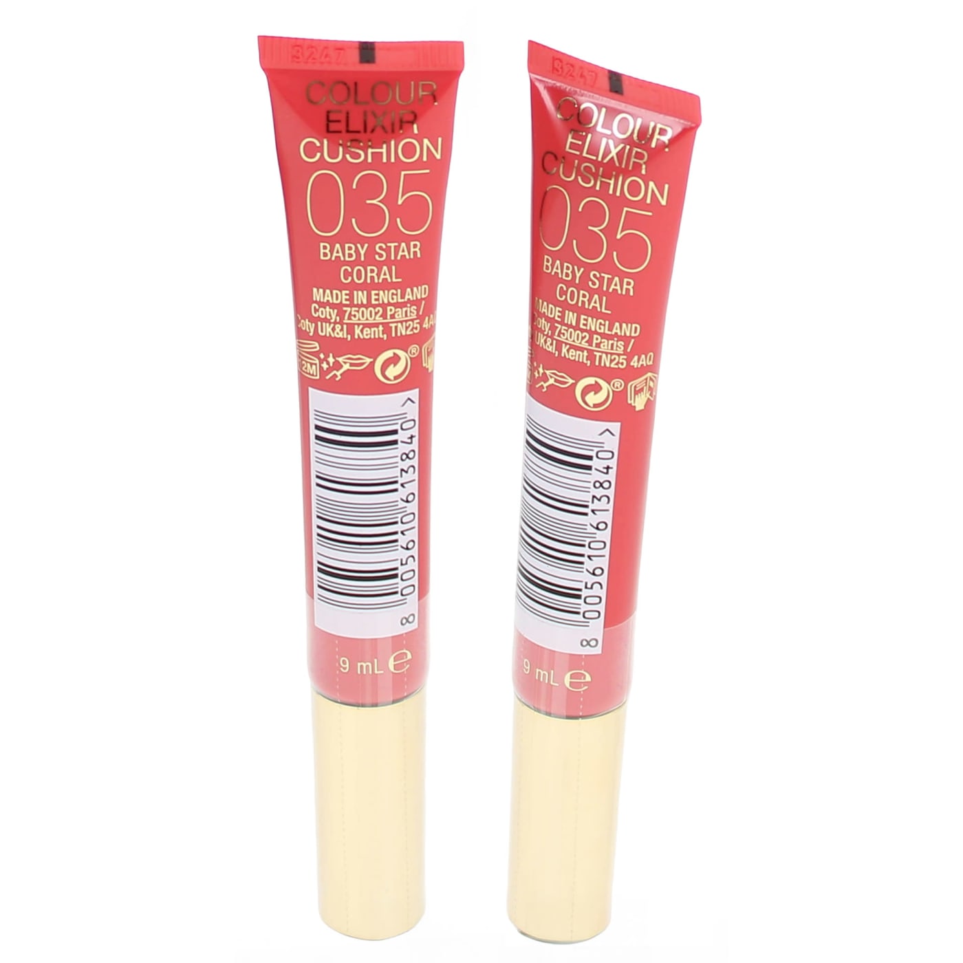 MAX FACTOR COLOUR ELIXIR LIP CUSHION GLOSS BABY STAR CORAL