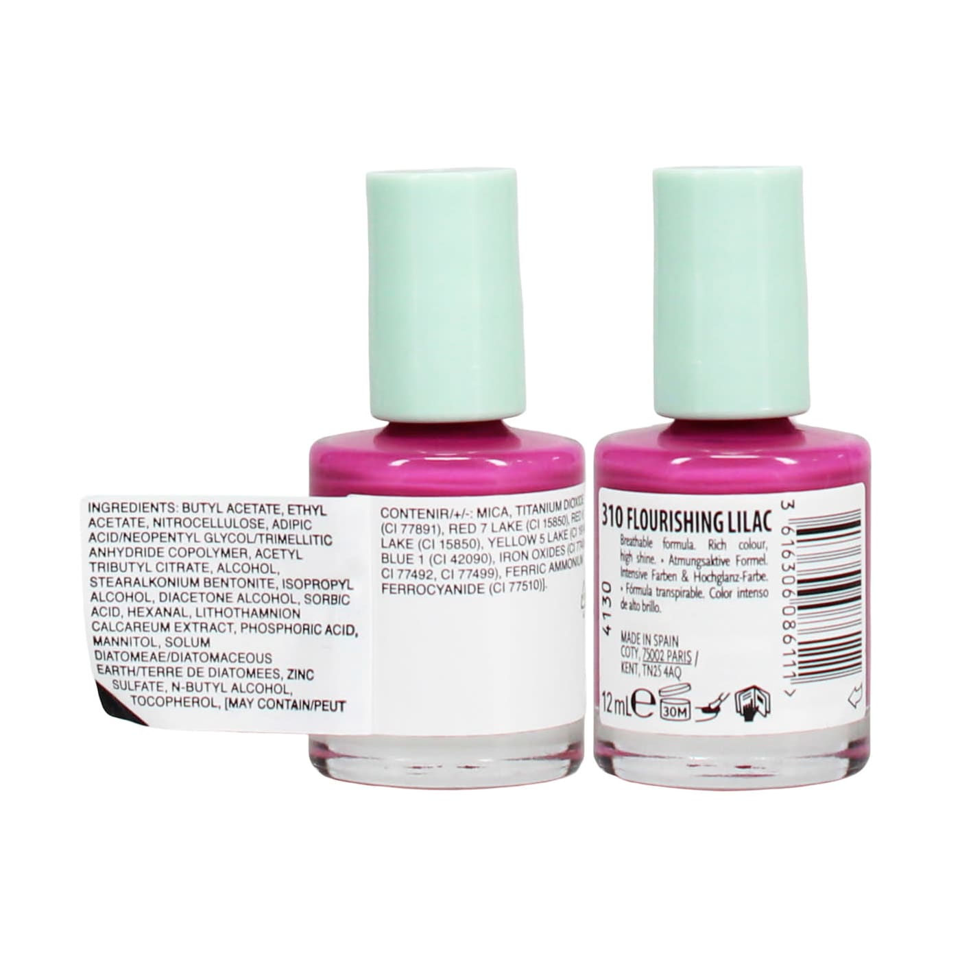 Max Factor Miracle Pure Nail Polish Flourishing Lilac 310