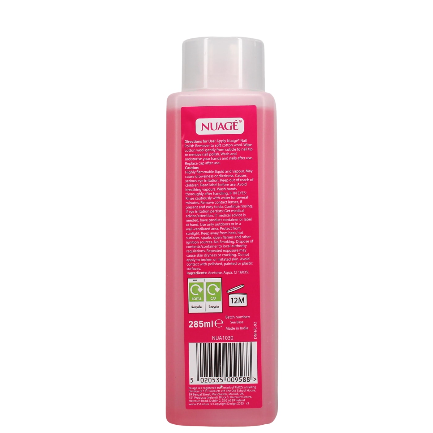 Nuage 285ml N/Polish Remover