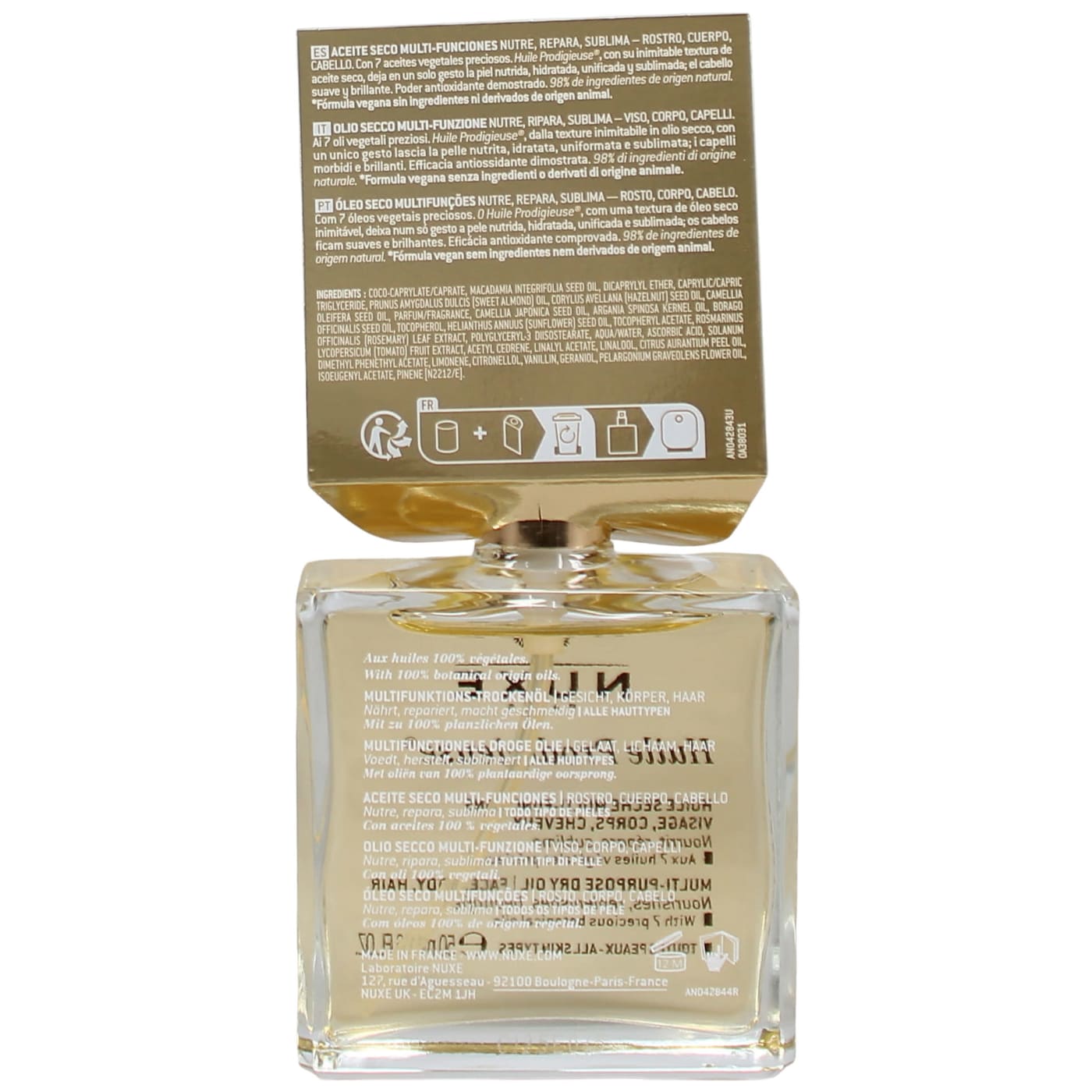 Nuxe Huile Prodigieuse 50ml Dry Oil Spray Multi-Purpose