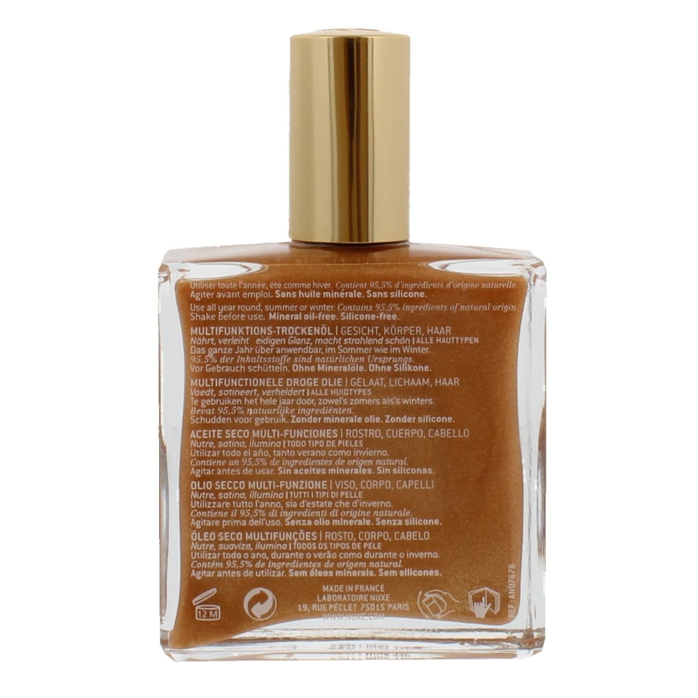 Nuxe Huile Prodigieuse Or 100ml Dry Oil Spray Multi-Purpose