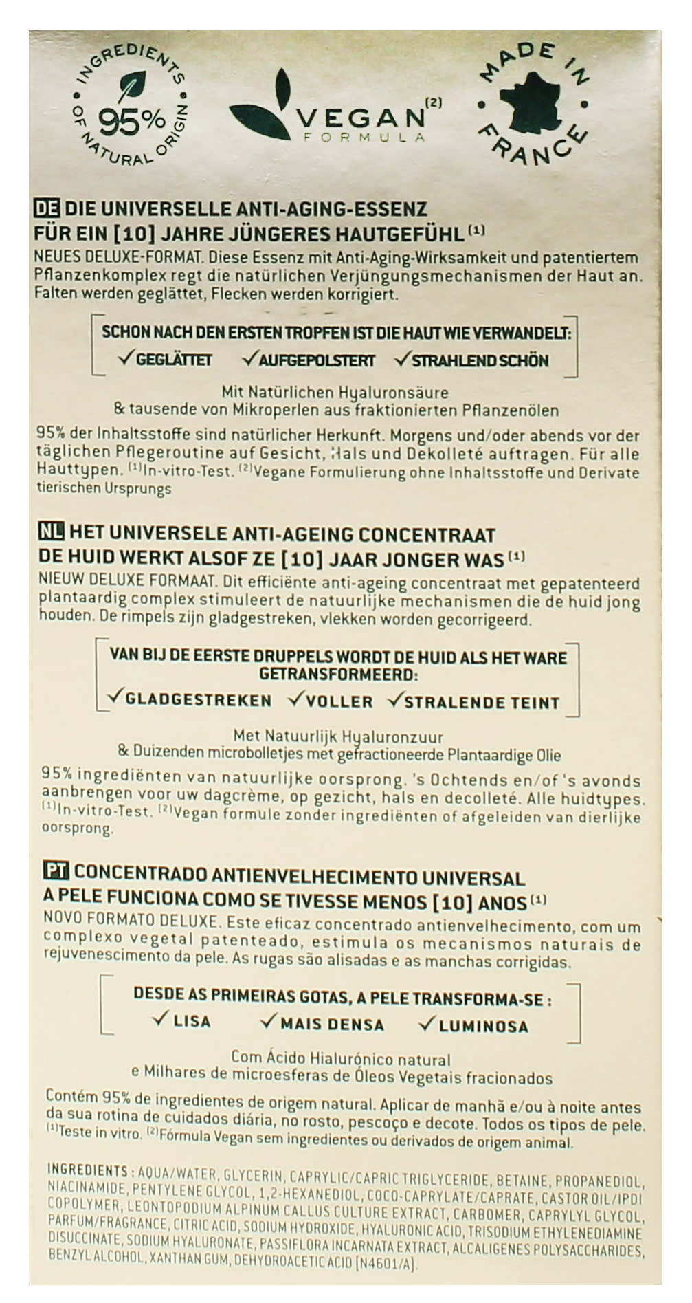 NUXE 50ML SUPER SERUM THE UNIVERSAL AGE-DEFYING CONCENTRATE DELUXE