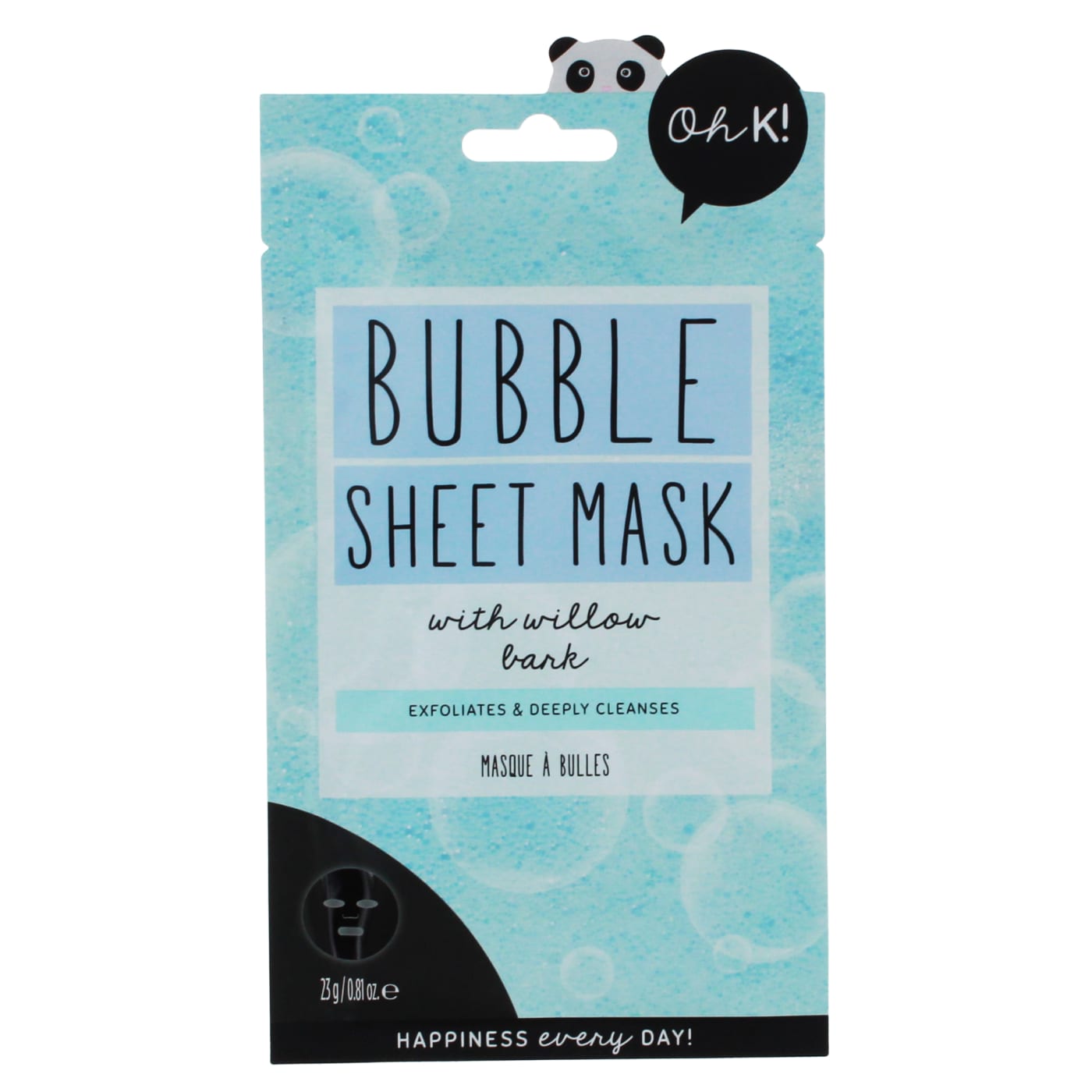 OH K! 20ML SHEET MASK BUBBLE EXFOLIATE & CLEANSE