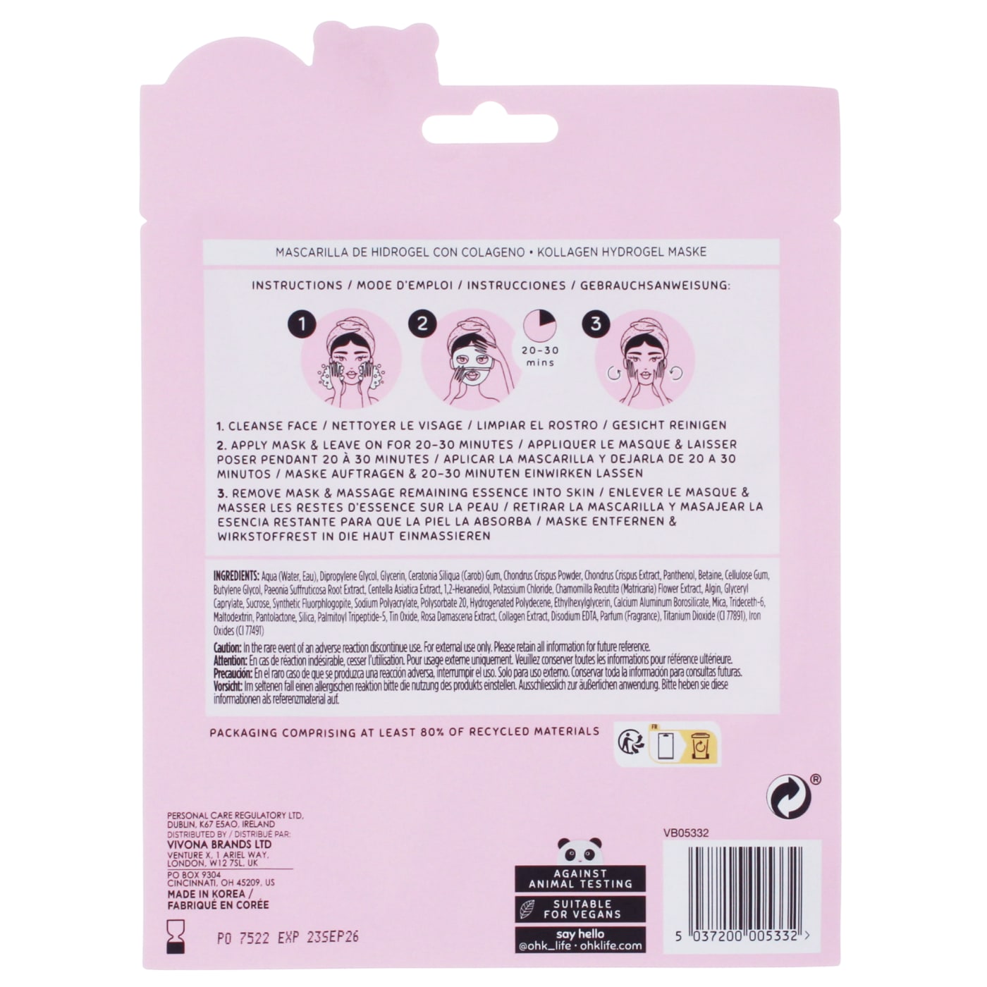 Oh K! Face Mask Collagen Hydrogel