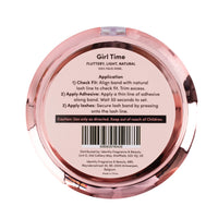 OH MY LASH FAUX MINK STRIP LASHES GIRL TIME (PLASTIC RE-USEABLE CASE)