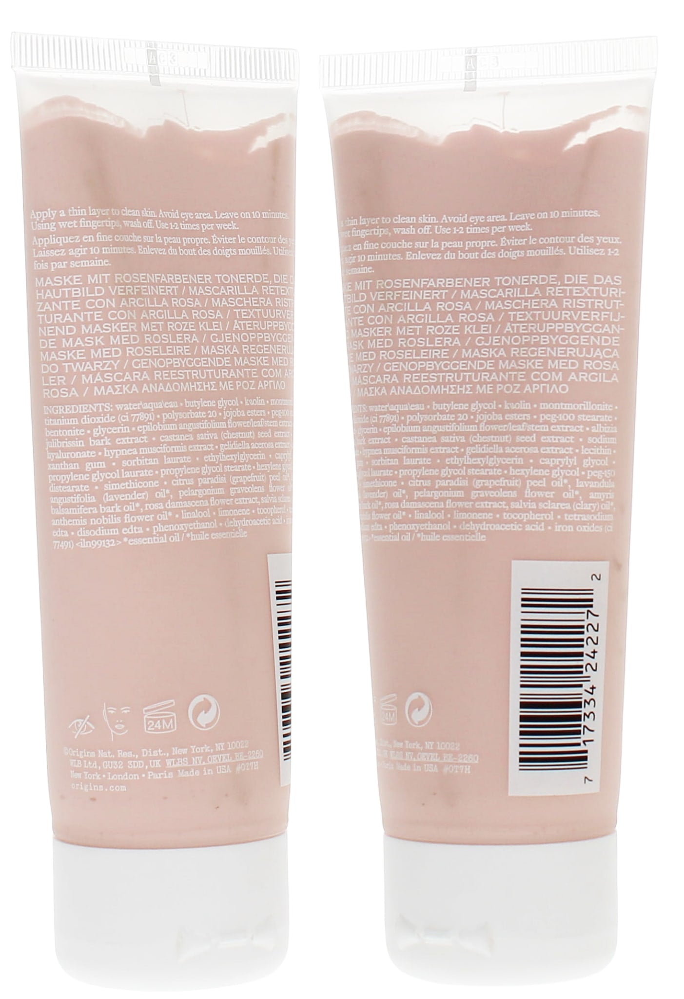 ORIGINS ORIGINAL SKIN 75ML RETEXTURISING MASK ROSE CLAY