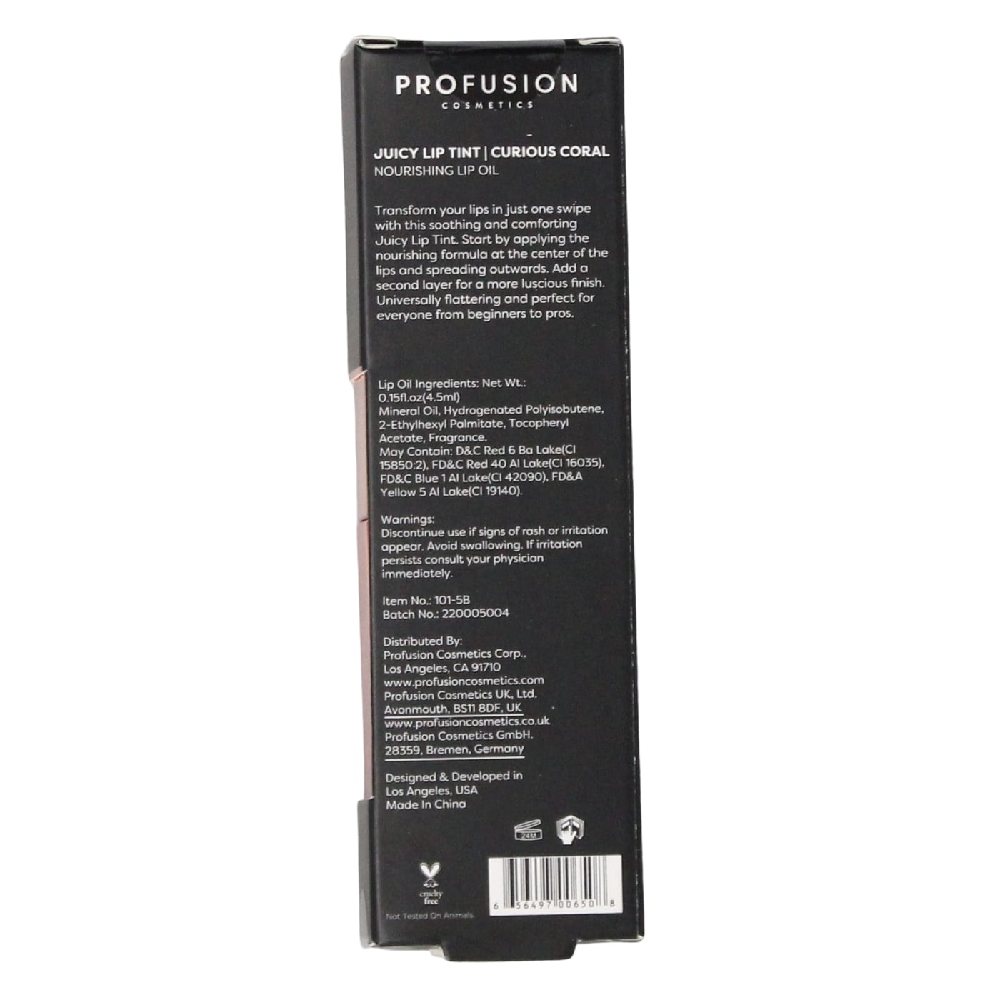 PROFUSION JUICY LIP TINT NOURISHING OIL CURIOUS CORAL