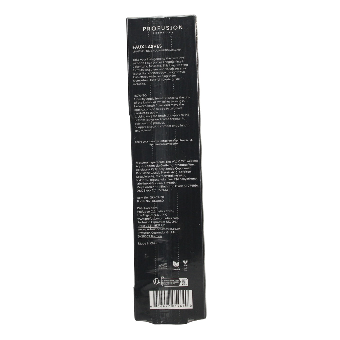 PROFUSION FAUX LASHES MASCARA