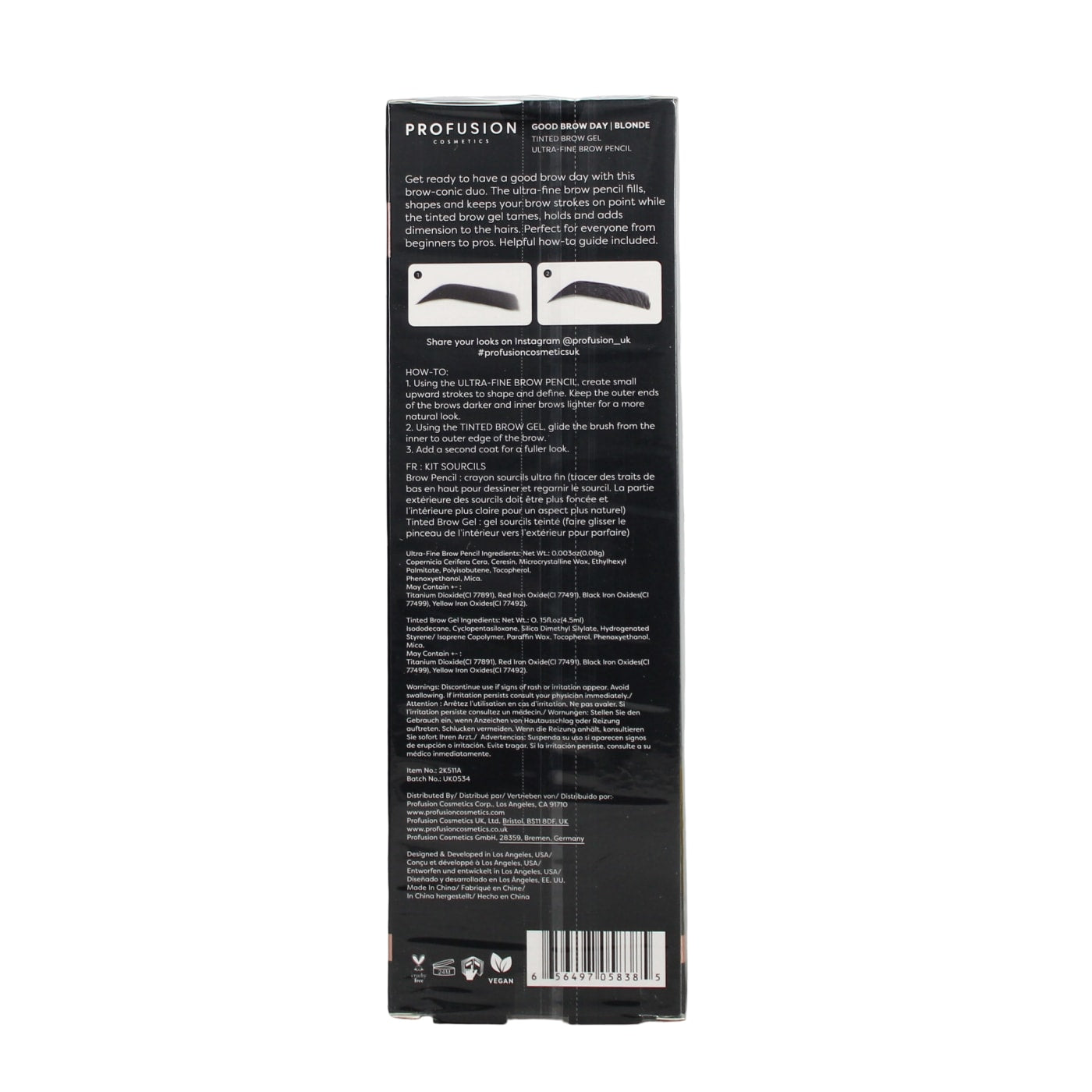 PROFUSION GOOD BROW DAY BLONDE SET