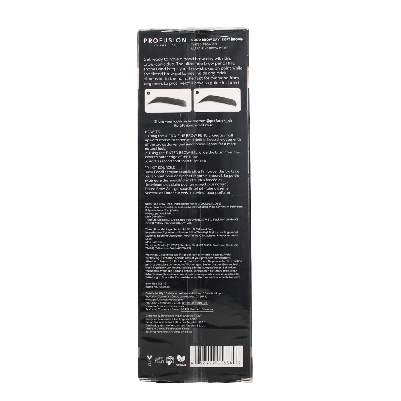 PROFUSION GOOD BROW DAY SOFT BROWN SET