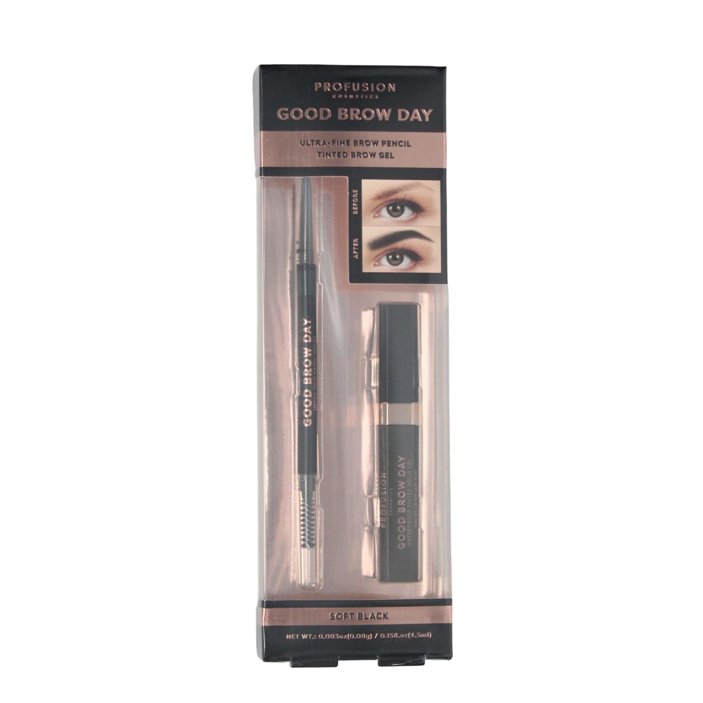 PROFUSION GOOD BROW DAY SOFT BLACK SET