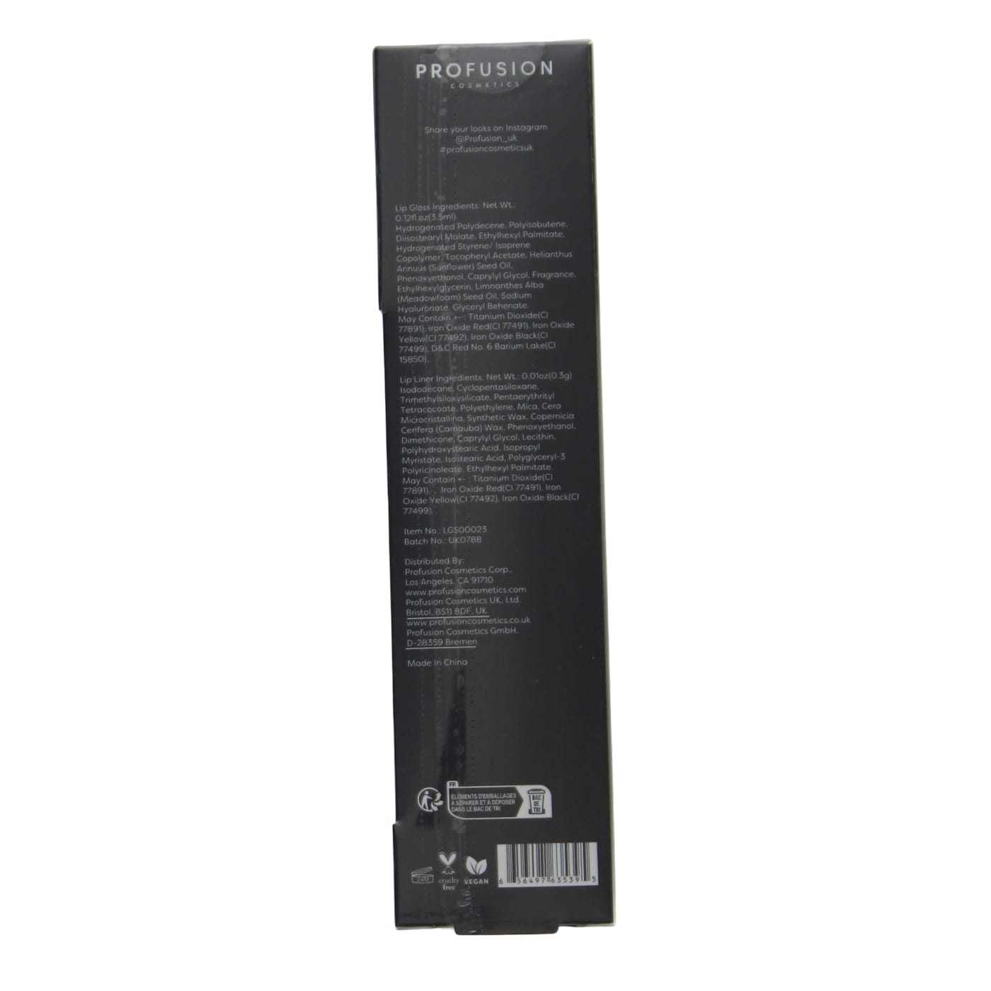 PROFUSION ENVY L/GLOSS&LINER BEAUTY SET
