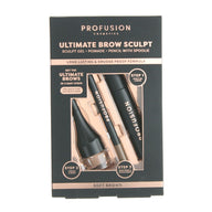 PROFUSION ULTIMATE BROW SCULPT KIT SOFT BROWN SET