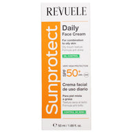 Revuele 50ml Sunprotect Daily Face Cream Oil Control SPF 50+