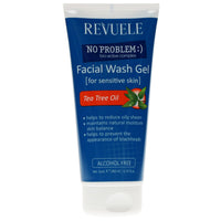 Revuele 200ml No Problem Washing Gel Anti-Acne & Blackheads With Tea Tree Oil