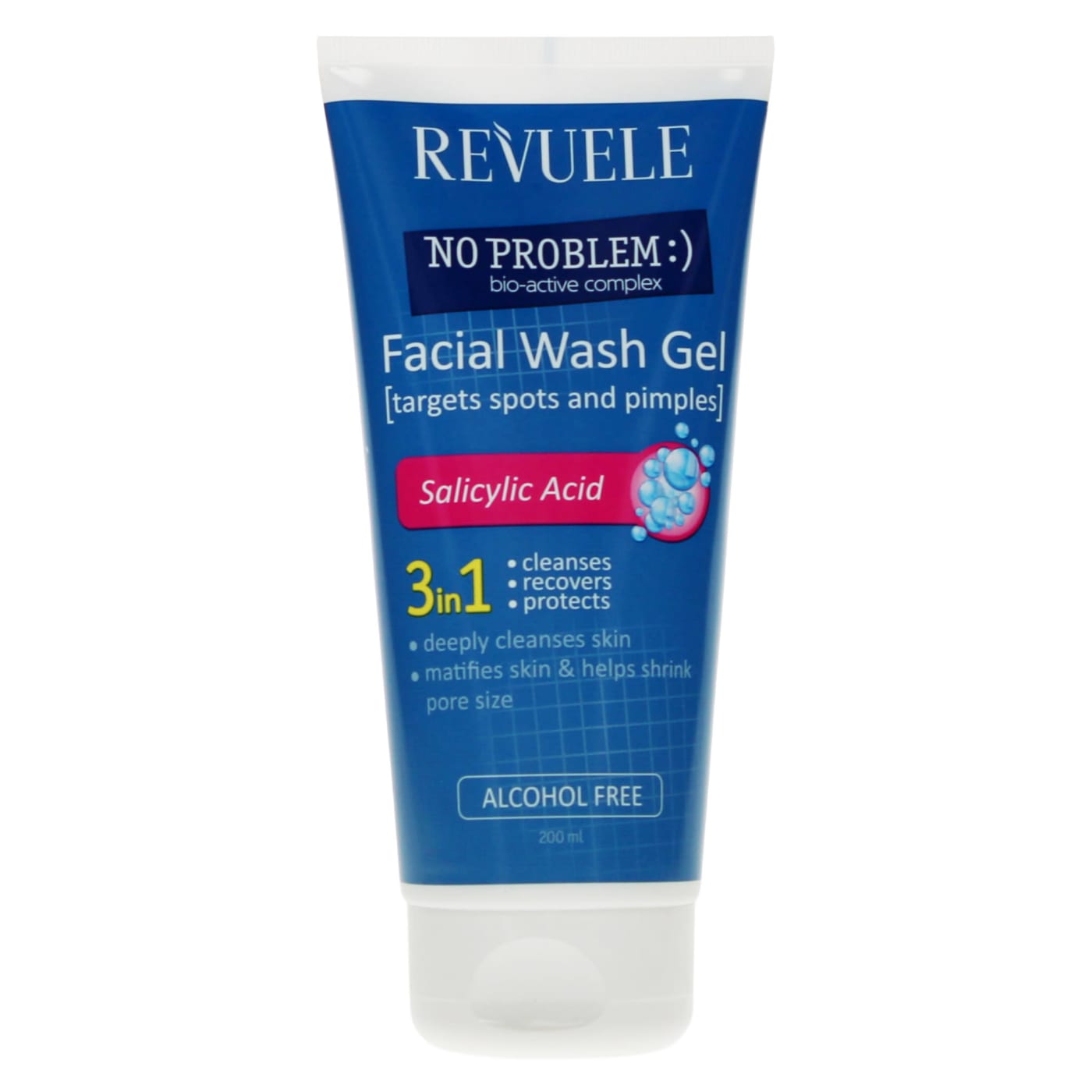 Revuele 200ml No Problem Washing Gel Anti-Acne & Pimples With Salicylic Acid
