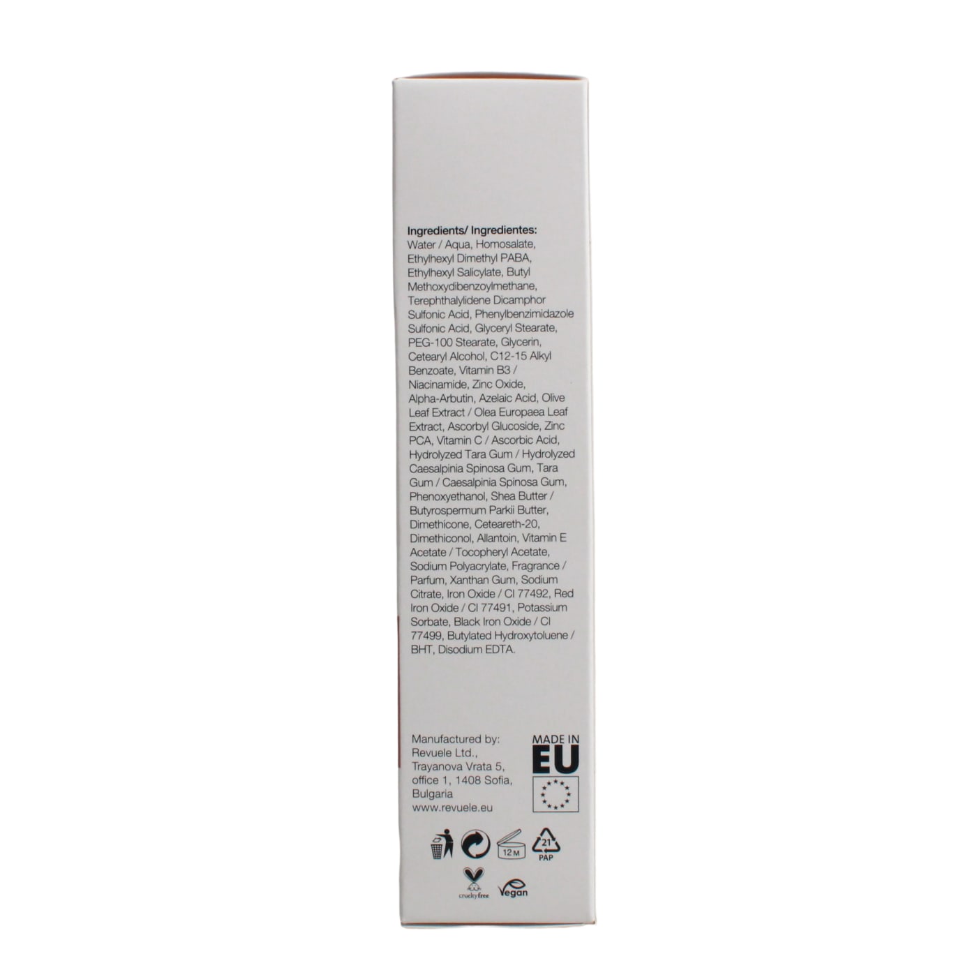 REVUELE 40ML D/CREAM TINTED
