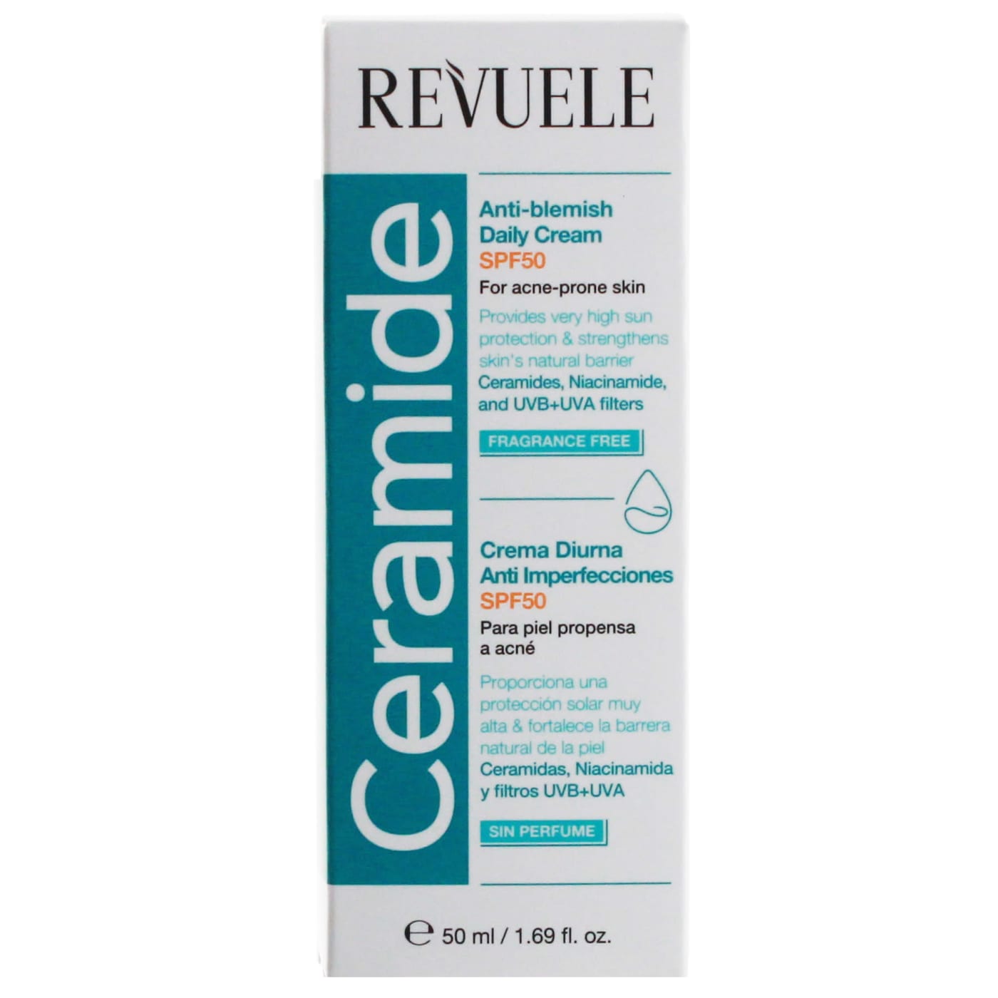 REVUELE 50ML CERAMIDE A/BLEMISH CRM