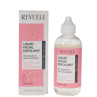 REVUELE 125ML LIQUID FACIAL EXFOLIANT 5% GLYCOLIC + CITRIC ACID BLEND