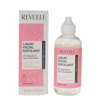 REVUELE 125ML LIQUID FACIAL EXFOLIANT 5% GLYCOLIC + CITRIC ACID BLEND