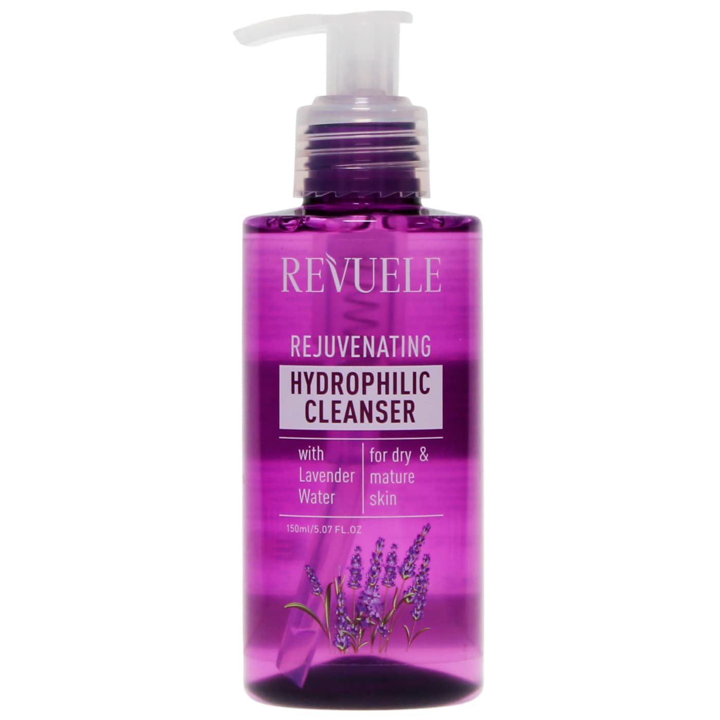 REVUELE 150ML REJUVENATING HYDROPHILIC CLEANSER WITH LAVENDER WATER