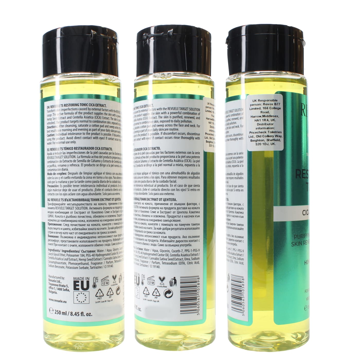 REVUELE 250ML T.S. RESTOR TONIC CICA