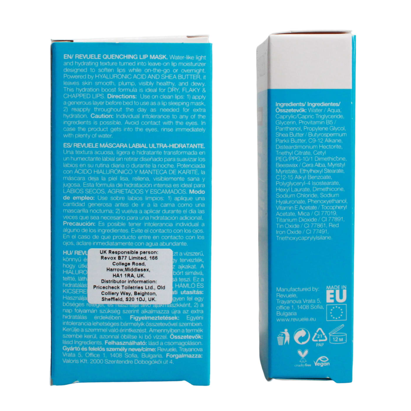 REVUELE 15ML QUENCHING LIP MASK