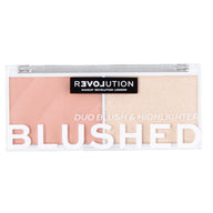 Revolution Relove Colour Play Blushed Duo Palette Sweet (Blush And Highlighter Duo 2x2.9g)