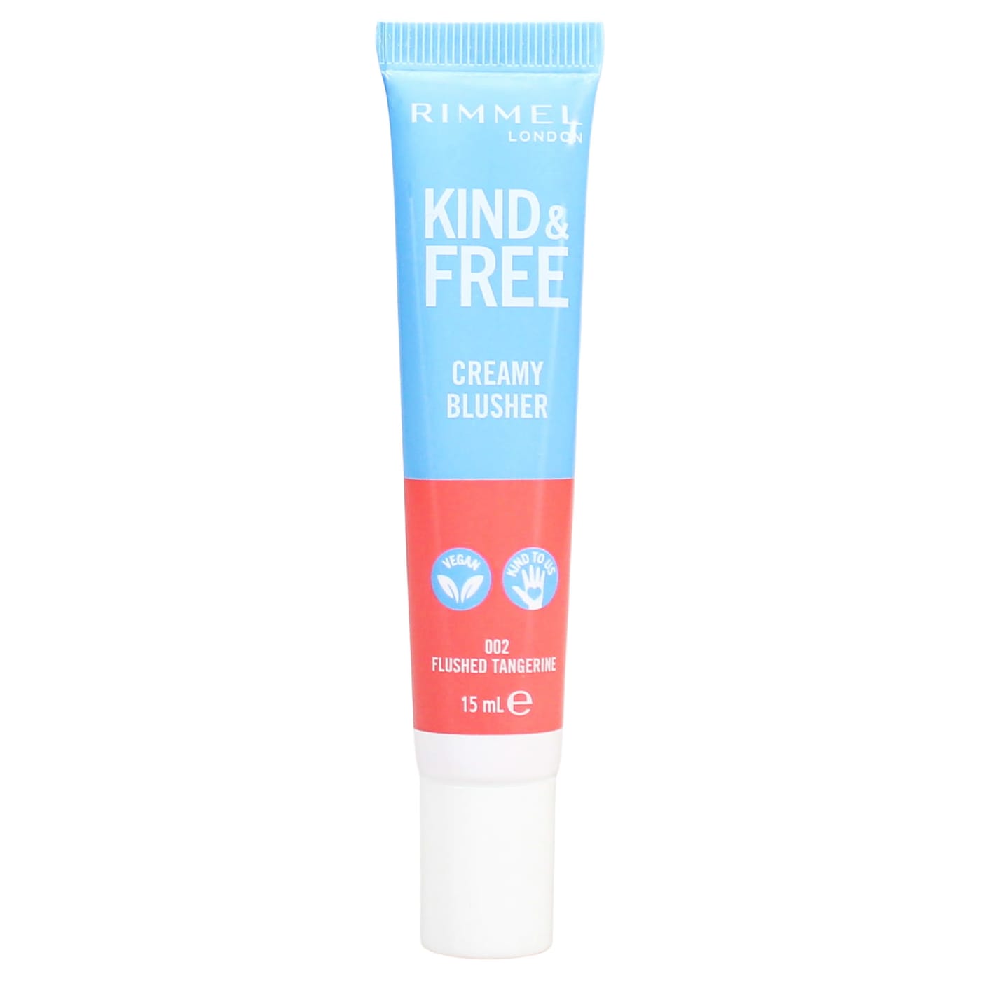 RIMMEL KIND AND FREE 15ML CREAM BLUSH FLUSHED TANGERINE 002