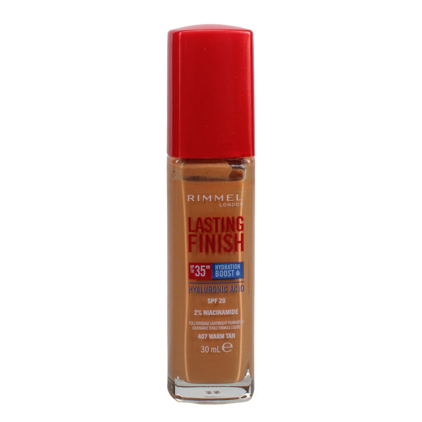 RIMMEL LASTING FIN FOUND WARM TAN 407