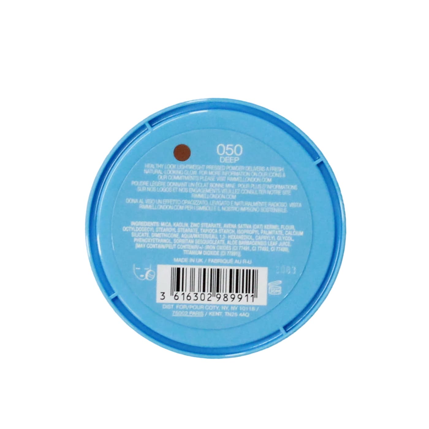 RIMMEL KIND & FREE 10G PRESSED POWDER DEEP 050