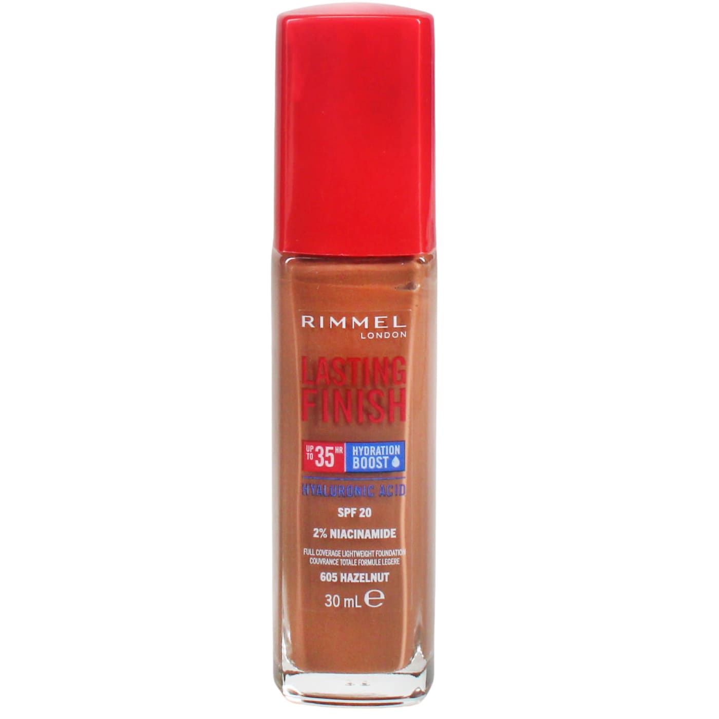 Rimmel Lasting Finish 30ml Foundation Hazelnut 605
