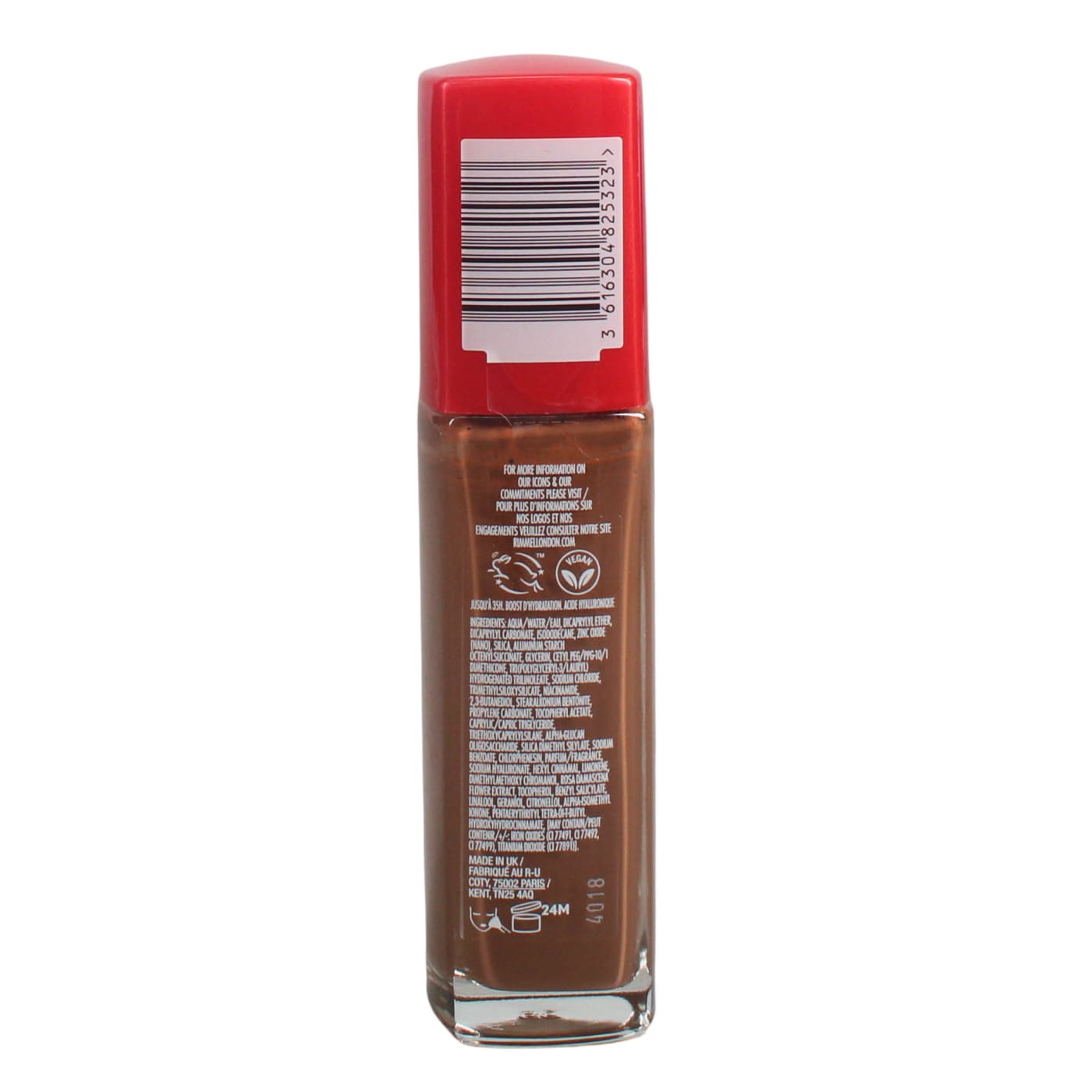 RIMMEL LASTING FIN FOUND HAZELNUT 605