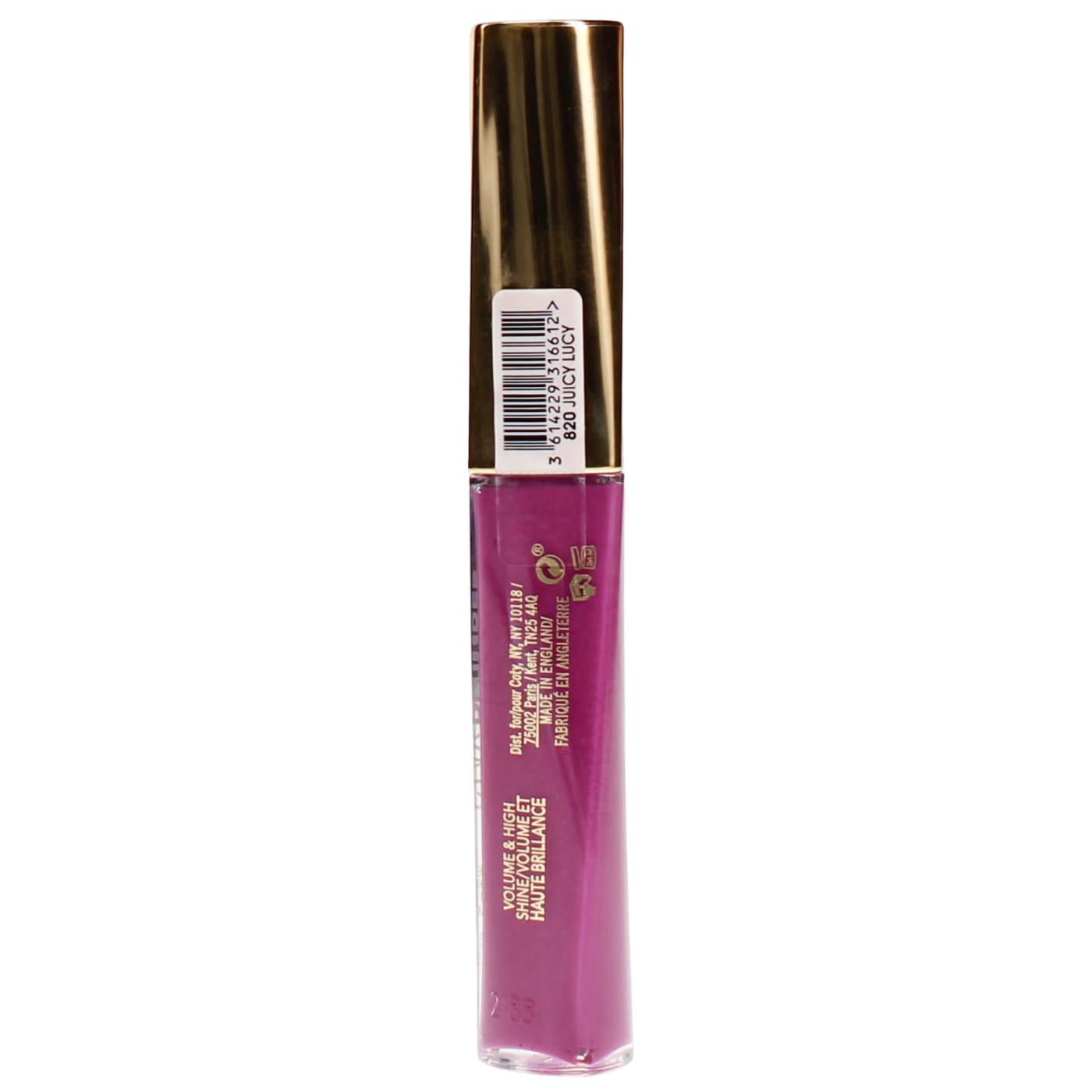 RIMMEL STAY PLUMPED LIP GLOSS JUICY LUCY 820