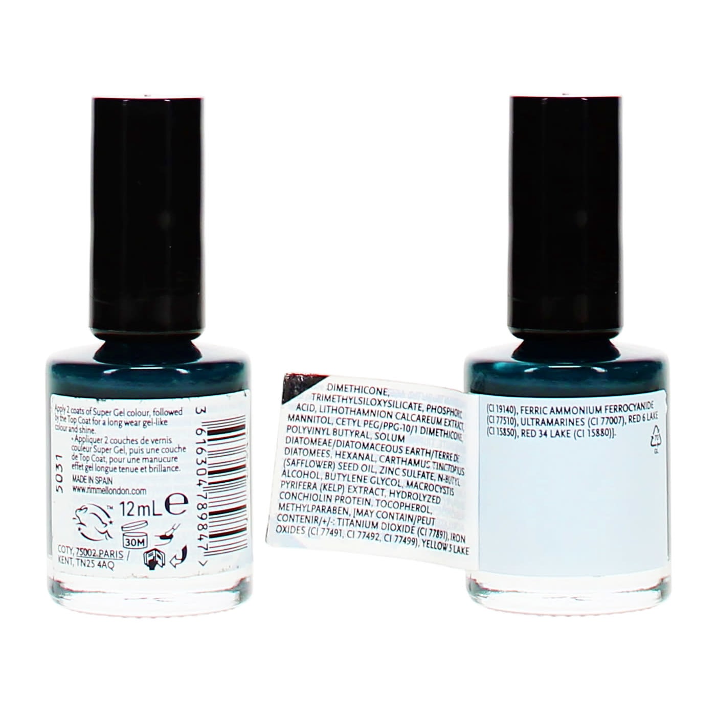 RIMMEL SUPER GEL NAIL POLISH BEACH HOUSE BLUE