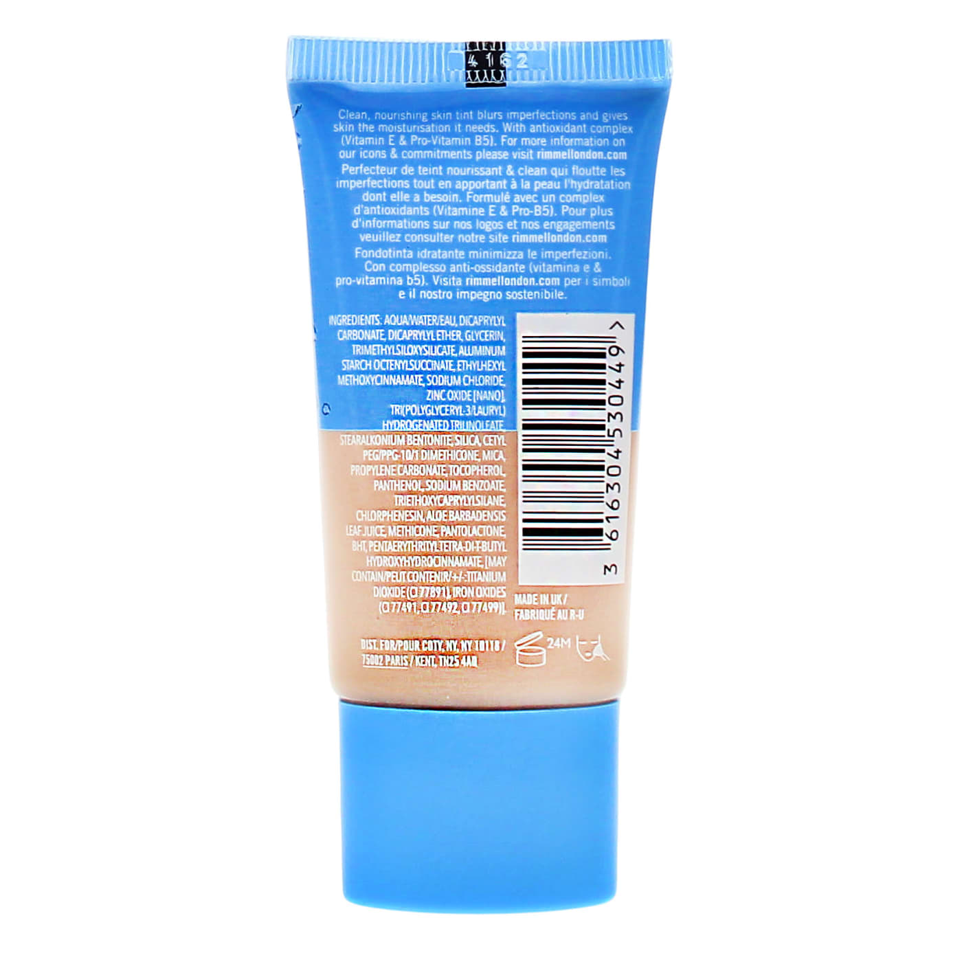 RIMMEL KIND & FREE FOUNDATION TRUE IVORY 103